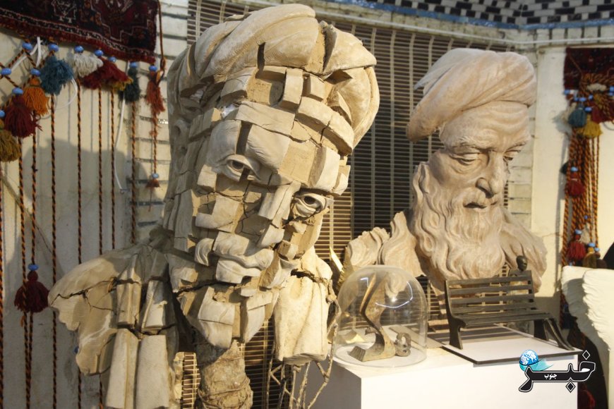 گزارش تصویری از نمایشگاه تندیس ها والمان های شهری استاد علی قصرالدشتی