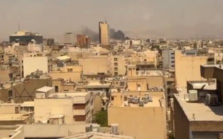 ببینید|به‌ نظر می‌رسد اهدافی در شرق تهران هم مورد حمله اسرائیل قرار گرفته است.