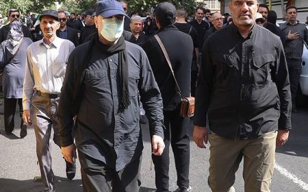 حضور قالیباف در مراسم باشکوه تشییع شهدای اقتدار