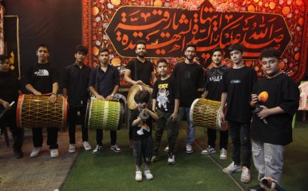 خادمان شادمان از حُب حسین(ع)