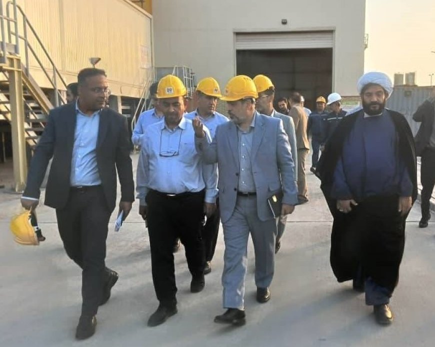 بازدید مقامات قضایی از آلومینیوم المهدی بندرعباس