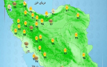 رگبار، رعدوبرق و خیزش گردوخاک در جنوب‌شرق و غرب کشور