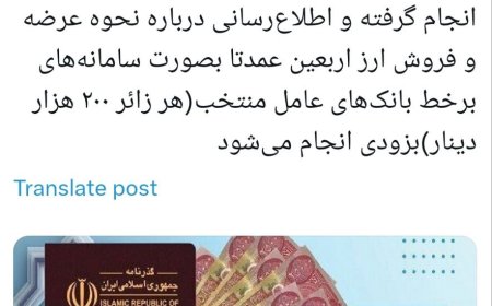 عرضه ارز اربعین بزودی آغاز می‌شود/ ۲۰۰ هزار دینار به هر متقاضی خرید