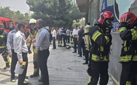 آتش‌سوزی یک باشگاه ورزشی در شیراز مهار شد