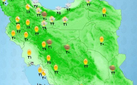 رگبار و رعدوبرق در اکثر مناطق کشور