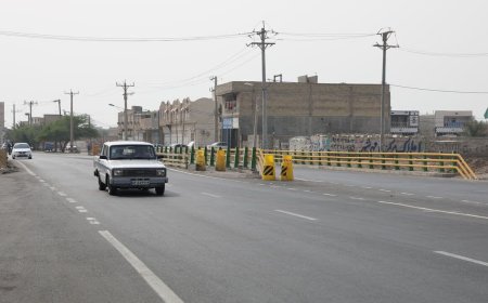 پل جدید حمیدیه در محور تردد زائران اربعین حسینی زیر بار ترافیک رفت