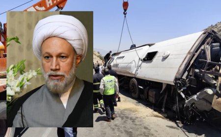 پیام تسلیت امام جمعه شیراز در پی حادثه واژگونی اتوبوس محور کوار