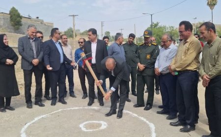 عملیات ساخت نخستین بازارچه دائمی گچساران آغاز شد