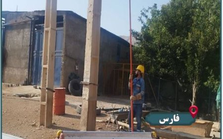 قطع انشعاب برق چاه‌های متخلف در استهبان