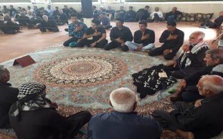 برگزاری مراسم نوحه‌های نشسته در سردشت بشاگرد