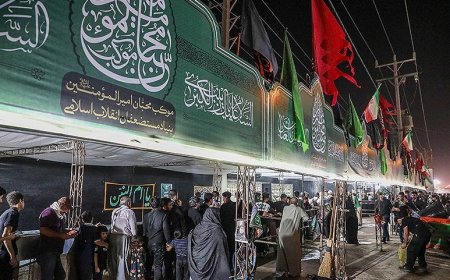 حال و هوای خدمت رسانی موکب های مرز شلمچه به زائران اربعین