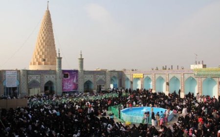 تجمع عظیم عزاداران اربعین در حرم دانیال نبی (ع) در شوش