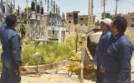 حادثه آتش سوزی در ایستگاه برق سراج شیراز