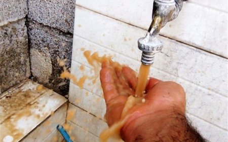 وضعیت آب روستای قلعه چنعان اهواز