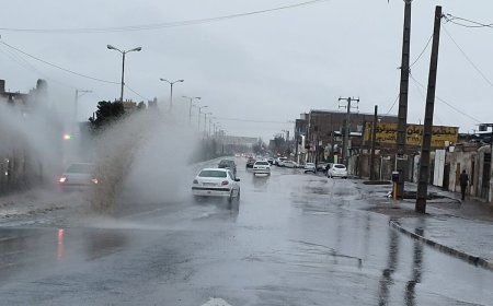 فیلم| رگبار شدید باران غرب گراش