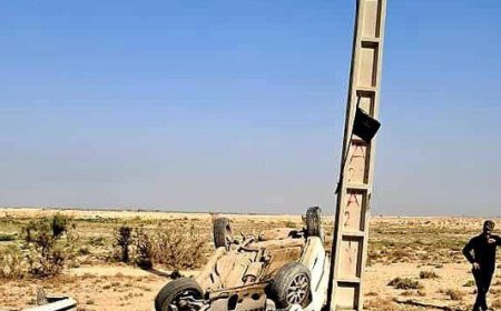 واژگونی خودروی رئیس کمیته داوران و رئیس دپارتمان داوری خوزستان