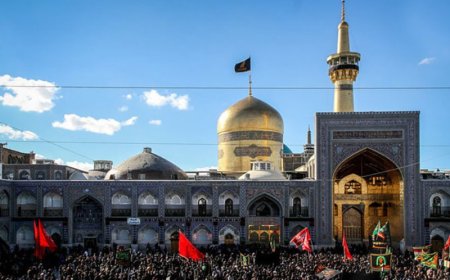 عزاداری هرمزگانی ها در حرم امام رضا(ع)