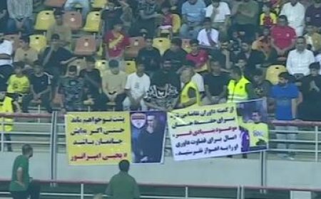 فیلم| تهدید جانی یک داور  توسط هواداران فولاد خوزستان!