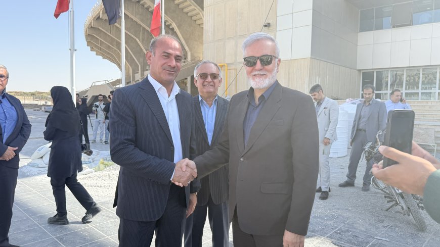 هم‌قسم برای تکمیل ورزشگاه پارس