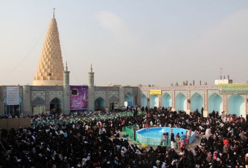 تجمع عظیم عزاداران اربعین در حرم دانیال نبی (ع) در شوش