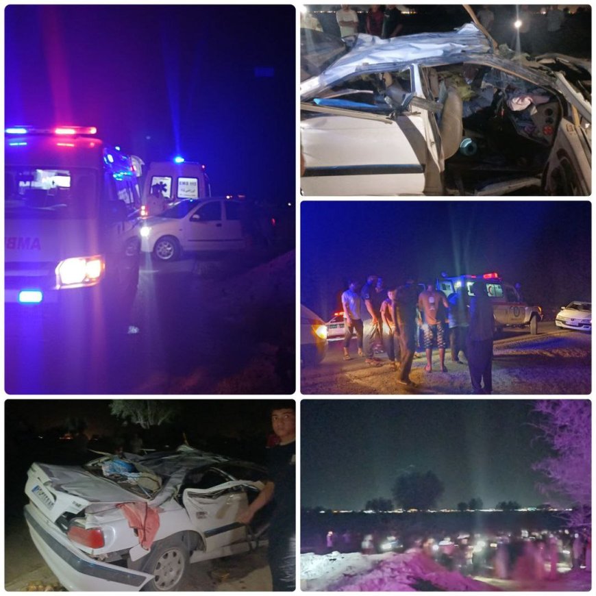 واژگونی خودرو در محور کهورستان با  یک کشته و پنج مجروح