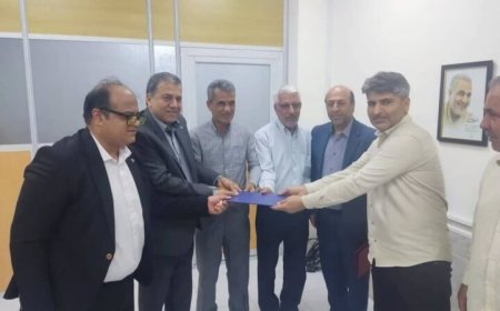 مدیر آب و فاضلاب کنگان معارفه شد