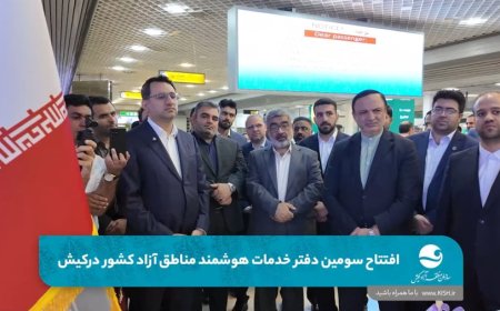 افتتاح سومین دفتر خدمات هوشمند مناطق آزاد کشور درکیش