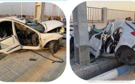 حادثه مرگبار در بزرگراه شهید گرد بوشهر