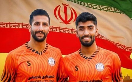 دعوت دو ستاره جوان شهرداری بندرعباس به اردوی تیم ملی ساحلی