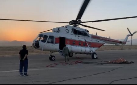 اعزام بیمار دچار اختلال قلبی با بالگرد از خارگ به بوشهر