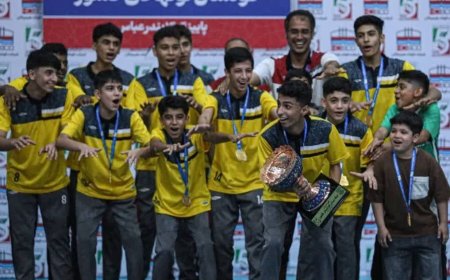 نونهالان فولاد هرمزگان، فاتحان فوتسال ایران شدند