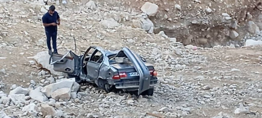 یک فوتی در واژگونی سمند در محور دهدز به ایذه