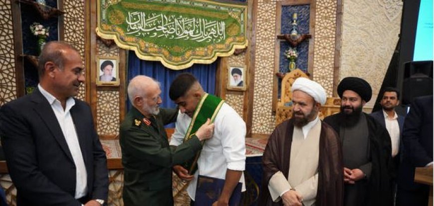 «پهلوان غلامرضا فرخی» خادم افتخاری حرم شاهچراغ(ع) شد