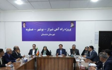 راه‌آهن شیراز- بوشهر تا ۵ سال آینده تکمیل شود
