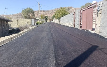 اجرای طرح نهضت آسفالت در روستا‌های بخش پاتاوه
