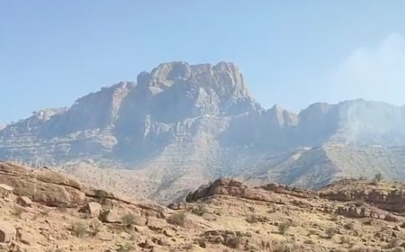 آتش‌سوزی کوه هفت تنان دزفول پس از دو روز مهار شد