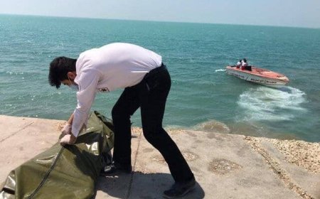 غرق شدن صیاد درگهانی در حین صید میگو!