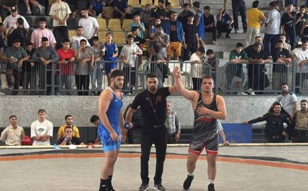 مازندران قهرمان لیگ برتر کشتی فرنگی نوجوانان کشور در شیراز شد