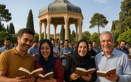 فیلم| امروز شیراز دوباره بوی غزل می‌دهد؛ روز حافظ گرامی باد