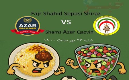 روز جهانی غذا| پوستر اختصاصی خبرجنوب برای دیدار فجرسپاسی و شمس آذر