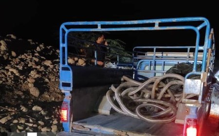 دستگیری سارقان سوخت از شاه‌لوله نفت در فین بندرعباس