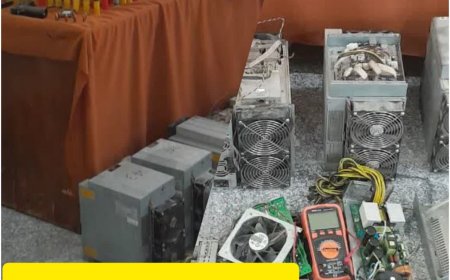 کشف ۷ دستگاه ماینرغیر مجاز و۲قبضه سلاح گرم از یک واحد تولیدی درایذه