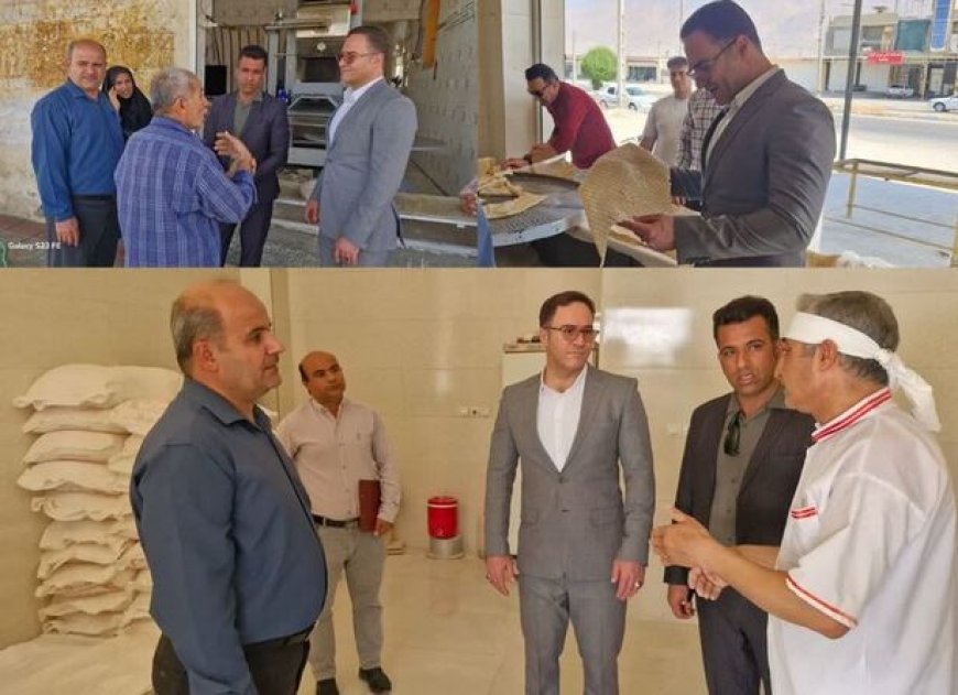 تاکید فرماندار تنگستان بر افزایش کیفیت پخت نان