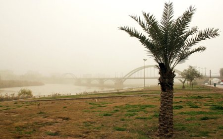۱۲ شهر خوزستان بر مدار آلودگی هوا