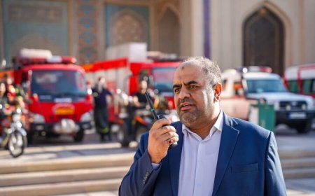 اجرای نخستین مانور ترکیبی «ایمنی و امداد» در حرم شاهچراغ(ع)