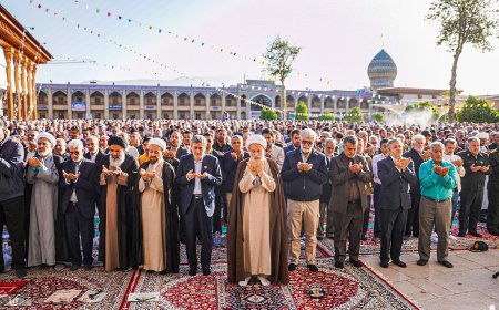 آیین نماز باران در حرم مطهر شاهچراغ(ع) اقامه می‌شود