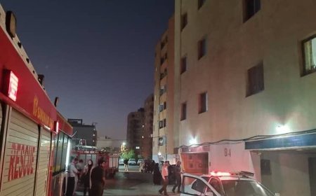 آتش‌سوزی در مجتمع «یاس2» شیراز مهار شد