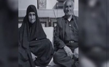بازگشت پیکر فرزند شهید زوجی ۹۰ ساله به داراب فارس