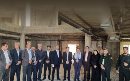 روند ساخت مجتمع فرهنگی و مجتمع اداری سروستان مورد بازدید قرار گرفت