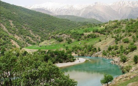 طبیعت زیبای منطقه گردشگری بازفت خوزستان-چهارمحال بختیاری /ترانه لری